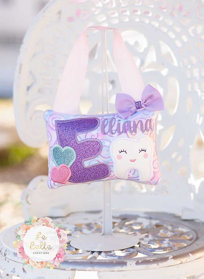 Purple Toothfairy Pillow